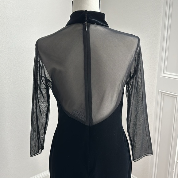 JESSICA HOWARD | Velvet Dress | Black | Size 12P - Picture 6 of 14